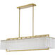 Canada LED 13.25 inch Brass Chandelier Ceiling Light